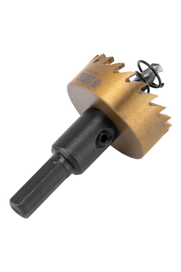 Коронка по металлу HSS, 35 мм, нитридтитановое покрытие Denzel