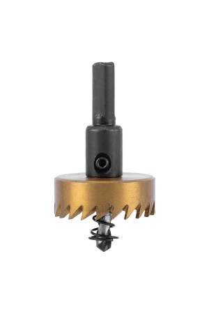 Коронка по металлу HSS, 38 мм, нитридтитановое покрытие Denzel