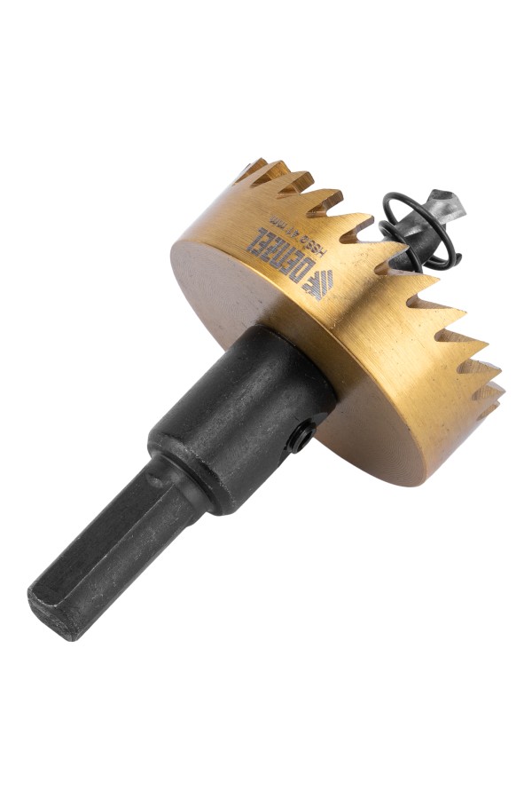 Коронка по металлу HSS, 41 мм, нитридтитановое покрытие Denzel