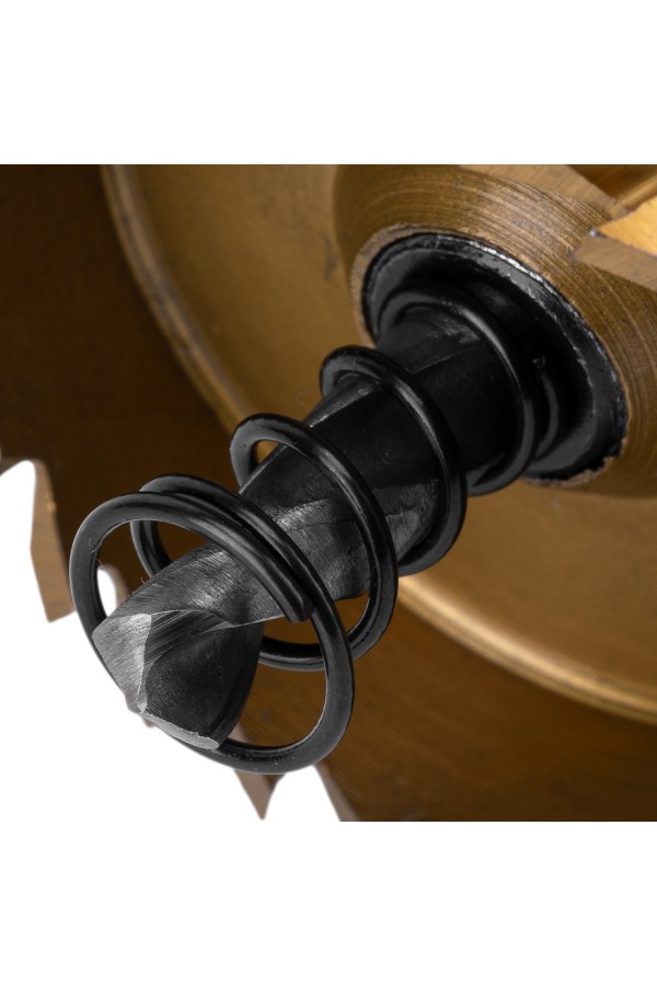 Коронка по металлу HSS, 42 мм, нитридтитановое покрытие Denzel