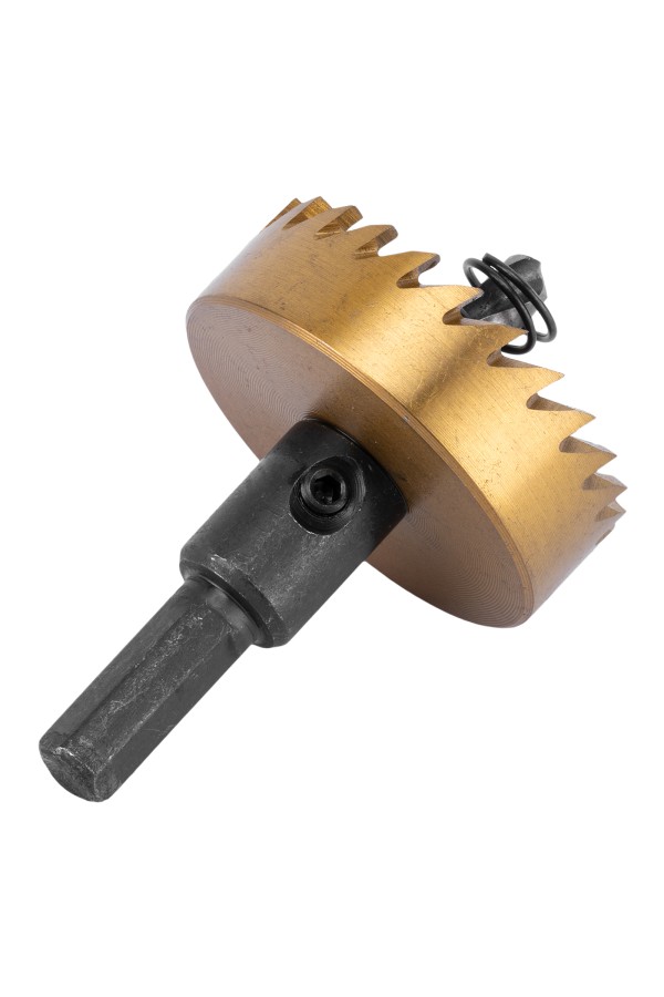 Коронка по металлу HSS, 45 мм, нитридтитановое покрытие Denzel