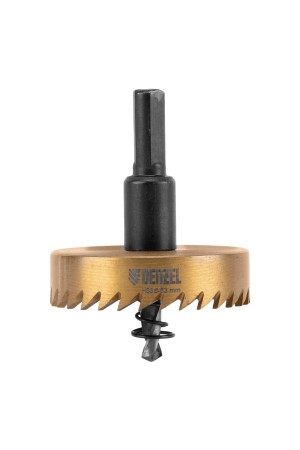 Коронка по металлу HSS, 53 мм, нитридтитановое покрытие Denzel