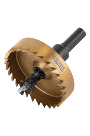 Коронка по металлу HSS, 53 мм, нитридтитановое покрытие Denzel