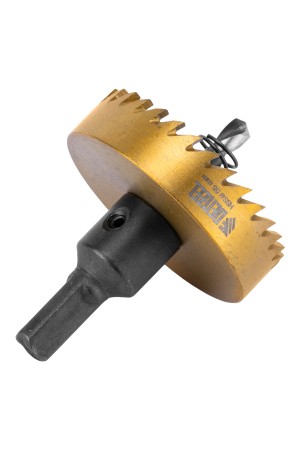 Коронка по металлу HSS, 55 мм, нитридтитановое покрытие Denzel