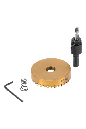 Коронка по металлу HSS, 60 мм, нитридтитановое покрытие Denzel