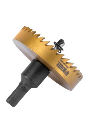 Коронка по металлу HSS, 65 мм, нитридтитановое покрытие Denzel