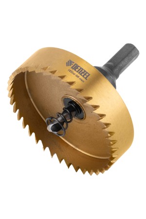 Коронка по металлу HSS, 68 мм, нитридтитановое покрытие Denzel