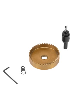 Коронка по металлу HSS, 68 мм, нитридтитановое покрытие Denzel