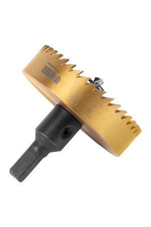 Коронка по металлу HSS, 68 мм, нитридтитановое покрытие Denzel