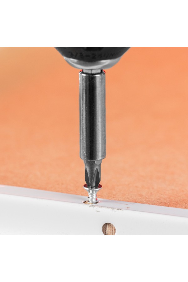 Набор сверл комбинированный, сверла по металлу 1-6 мм, бетону 4-8 мм, дереву 4-8 мм, биты 10 шт, адаптер, зенковка, 31 предмет Pro Matrix