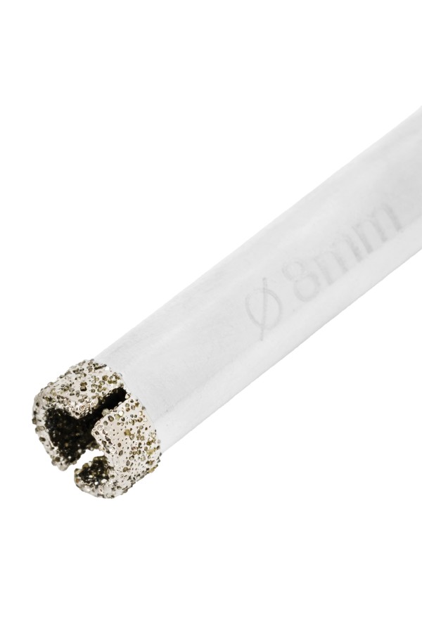 Сверло алмазное по керамограниту, 8 х 67 мм, трехгранный хвостовик, 2 шт Matrix