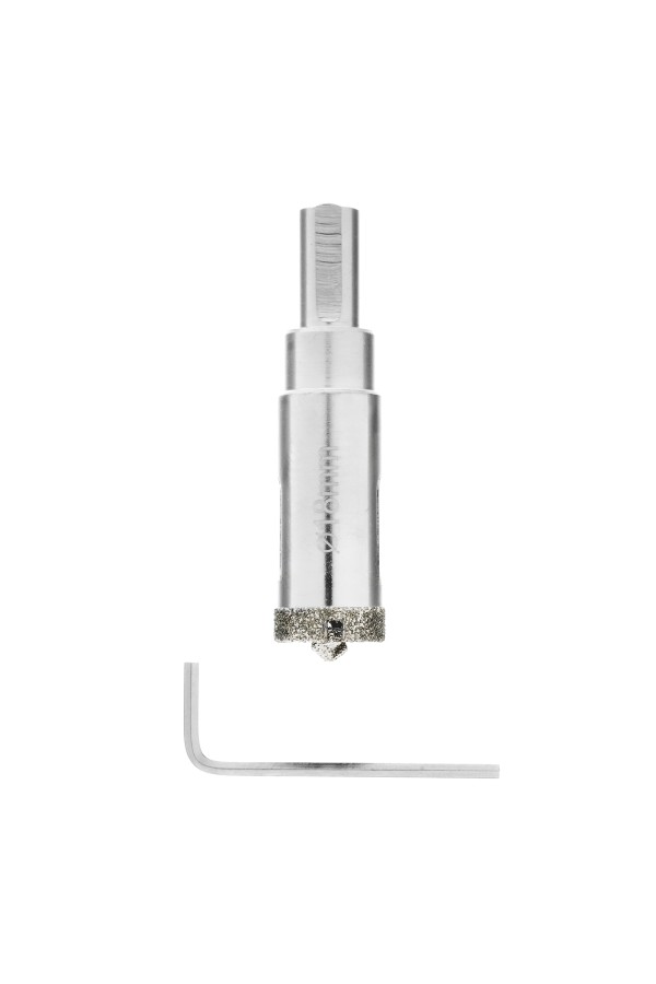 Сверло алмазное по керамограниту, 18 х 67 мм, трехгранный хвостовик Matrix