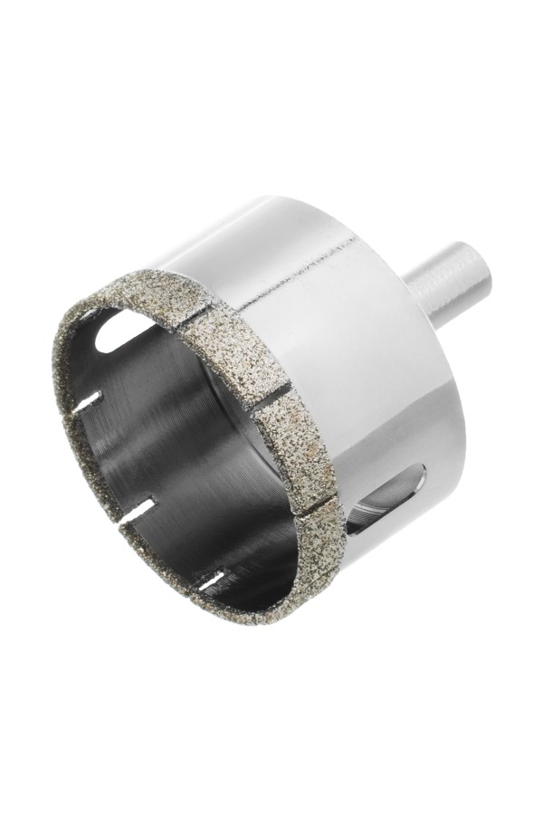 Сверло по стеклу и керамической плитке, 50 х 55 мм, цилиндрический хвостовик Сибртех