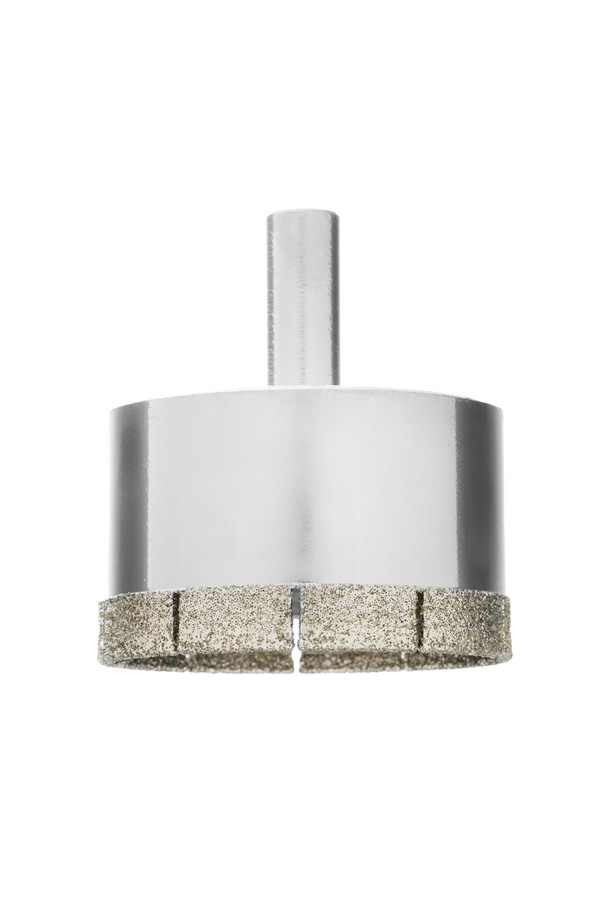 Сверло по стеклу и керамической плитке, 50 х 55 мм, цилиндрический хвостовик Сибртех