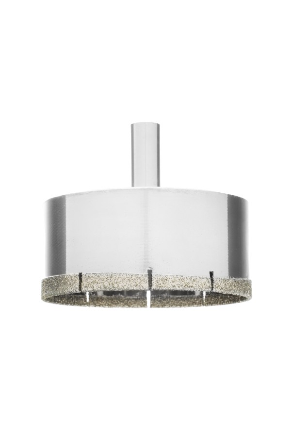 Сверло по стеклу и керамической плитке, 65 х 55 мм, цилиндрический хвостовик Сибртех