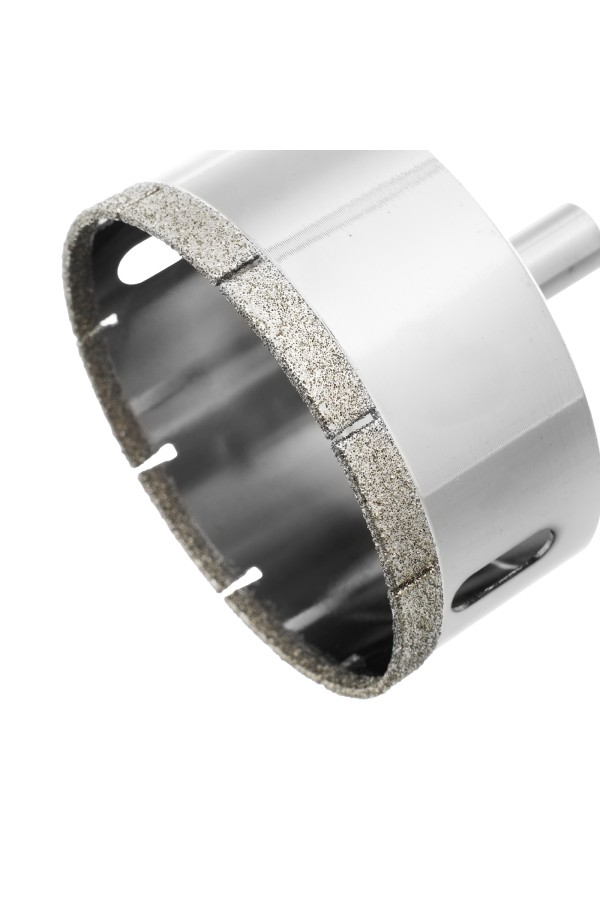 Сверло по стеклу и керамической плитке, 65 х 55 мм, цилиндрический хвостовик Сибртех