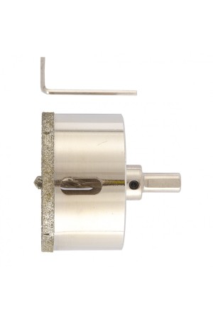 Сверло алмазное по керамограниту, 75 х 67 мм, трехгранный хвостовик Matrix