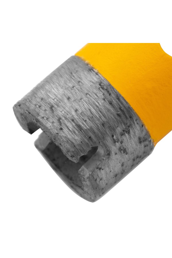 Сверло алмазное по керамограниту, 16 мм, мокрая резка, трехгранный хвостовик Denzel