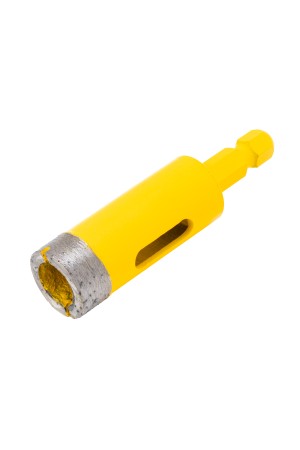 Сверло алмазное по керамограниту, 20 мм, мокрая резка, трехгранный хвостовик Denzel