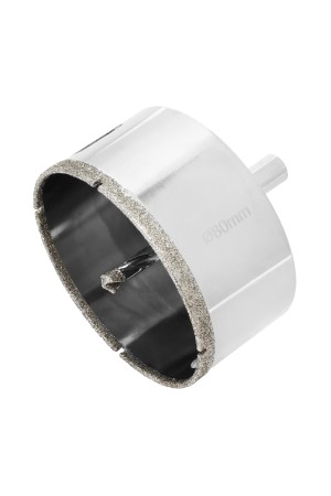 Сверло алмазное по керамограниту, 80 х 67 мм, трехгранный хвостовик Matrix