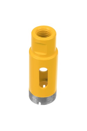 Сверло алмазное по керамограниту, 27 мм, мокрая резка, М14 Denzel