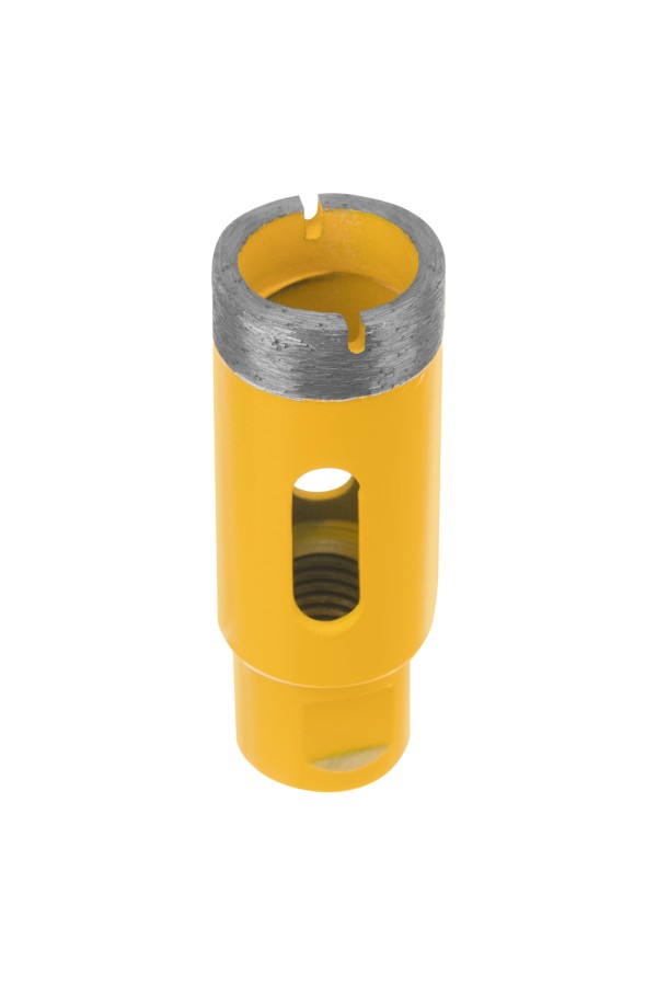 Сверло алмазное по керамограниту, 27 мм, мокрая резка, М14 Denzel