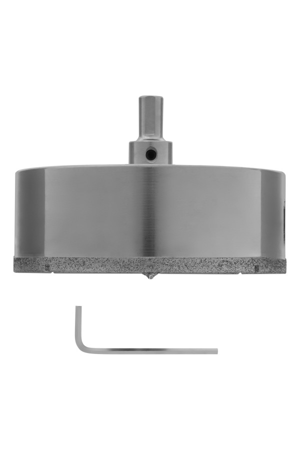 Сверло алмазное по керамограниту, 110 х 67 мм, трехгранный хвостовик Matrix