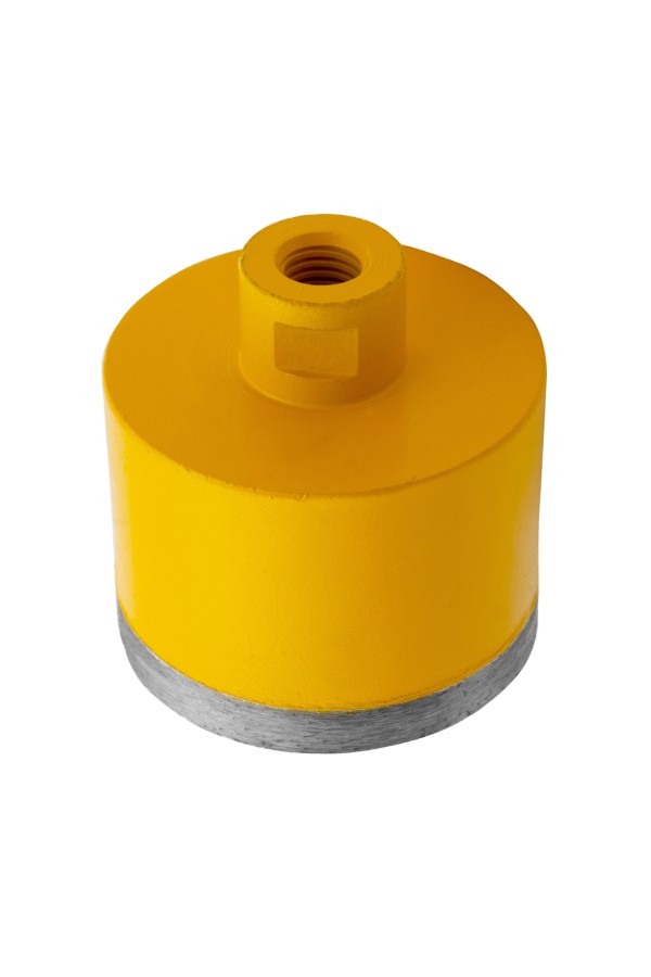 Сверло алмазное по керамограниту, 75 мм, мокрая резка, М14 Denzel