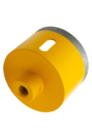 Сверло алмазное по керамограниту, 82 мм, мокрая резка, М14 Denzel