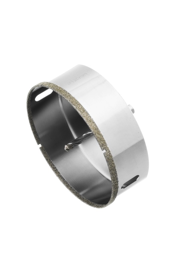 Сверло алмазное по керамограниту, 120 х 67 мм, трехгранный хвостовик Matrix