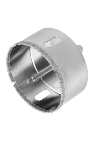 Сверло по керамической плитке и стеклу, 60 х 55 мм, шестигранный хвостовик, с центрующим сверлом Сибртех