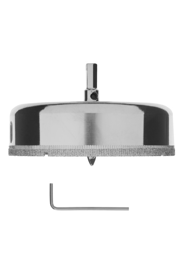 Сверло по керамической плитке и стеклу, 100 х 55 мм, шестигранный хвостовик, с центрующим сверлом Сибртех