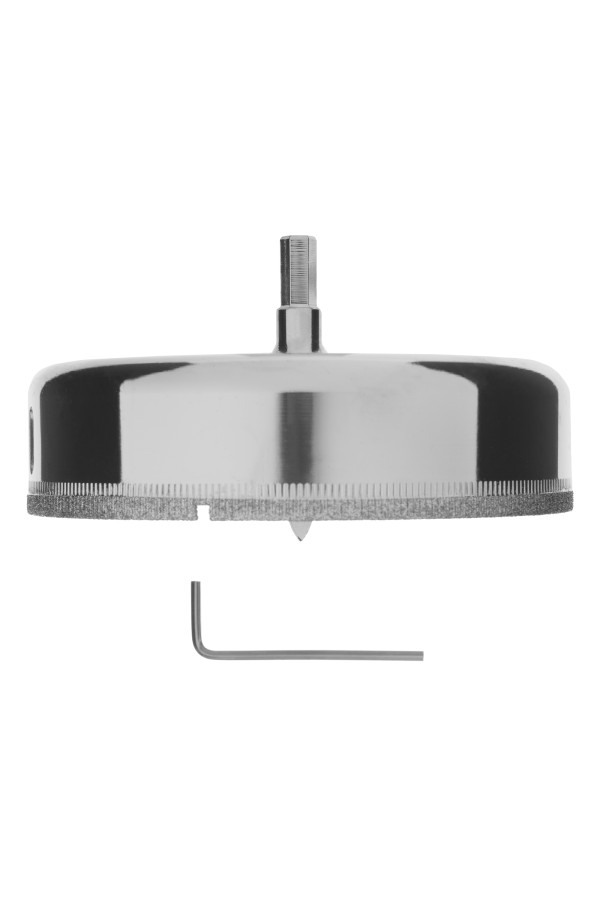 Сверло по керамической плитке и стеклу, 110 х 55 мм, шестигранный хвостовик, с центрующим сверлом Сибртех