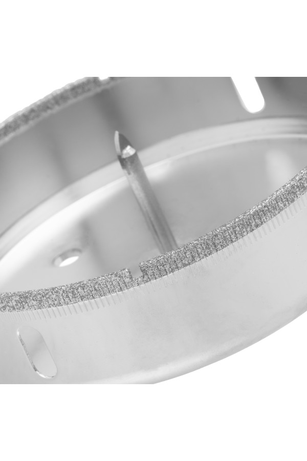 Сверло по керамической плитке и стеклу, 110 х 55 мм, шестигранный хвостовик, с центрующим сверлом Сибртех