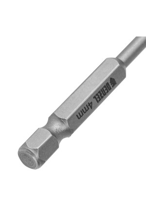 Сверло по керамической плитке 4 мм, крестовая пластина, шестигранный хвостовик// Denzel