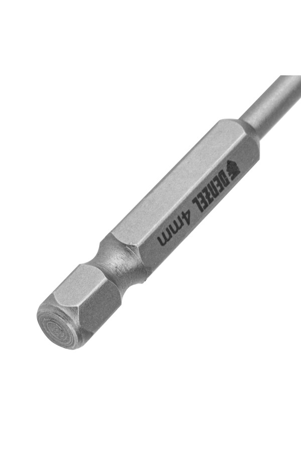 Сверло по керамической плитке 4 мм, крестовая пластина, шестигранный хвостовик// Denzel