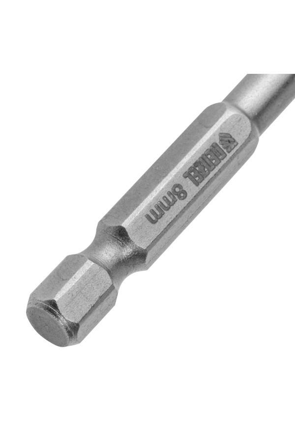 Сверло по керамической плитке 8 мм, крестовая пластина, шестигранный хвостовик// Denzel