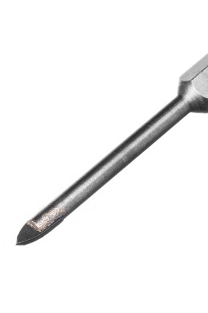 Сверло по керамической плитке и стеклу, 4 мм, шестигранный хвостовик// Matrix