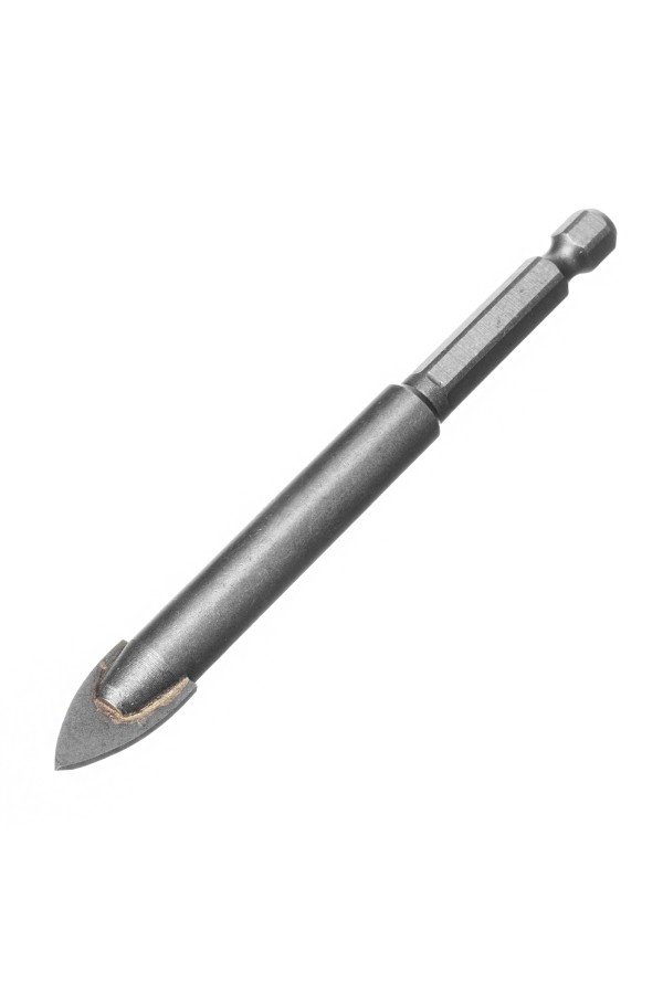 Сверло по керамической плитке и стеклу, 12 мм, шестигранный хвостовик Matrix