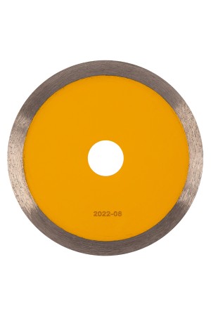 Диск алмазный отрезной 125 х 22,2 мм, сплошной, супертонкий, горячий пресс, мокрое резание// Denzel