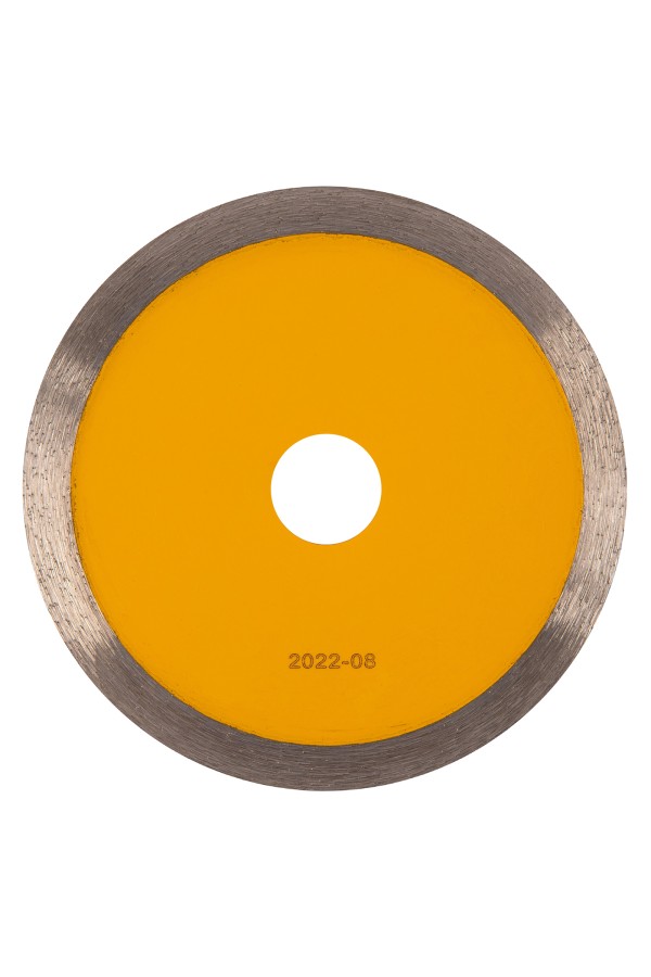 Диск алмазный отрезной 125 х 22,2 мм, сплошной, супертонкий, горячий пресс, мокрое резание Denzel