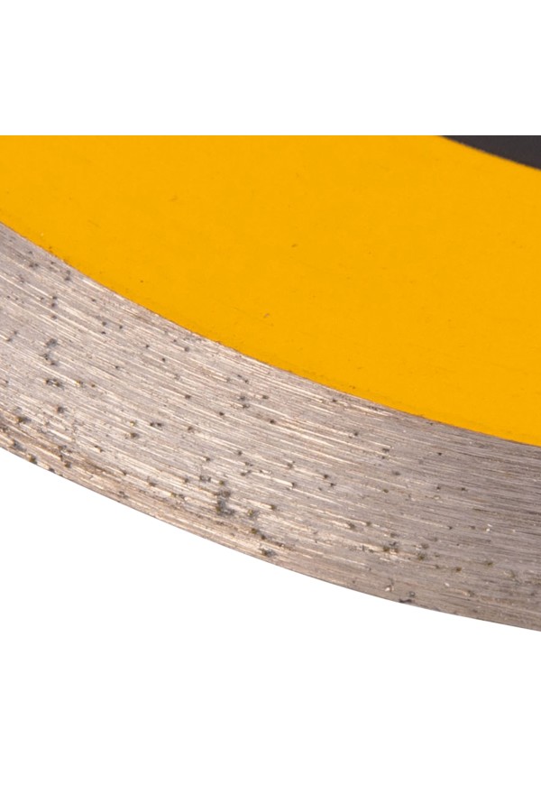 Диск алмазный отрезной 125 х 22,2 мм, сплошной, супертонкий, горячий пресс, мокрое резание Denzel