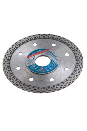 Диск алмазный, 115 х 22.2 мм, тонкий, сплошной (Jaguar), мокрая резка Gross
