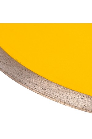 Диск алмазный отрезной 230 х 22,2 мм, сплошной, супертонкий, горячий пресс, мокрое резание// Denzel