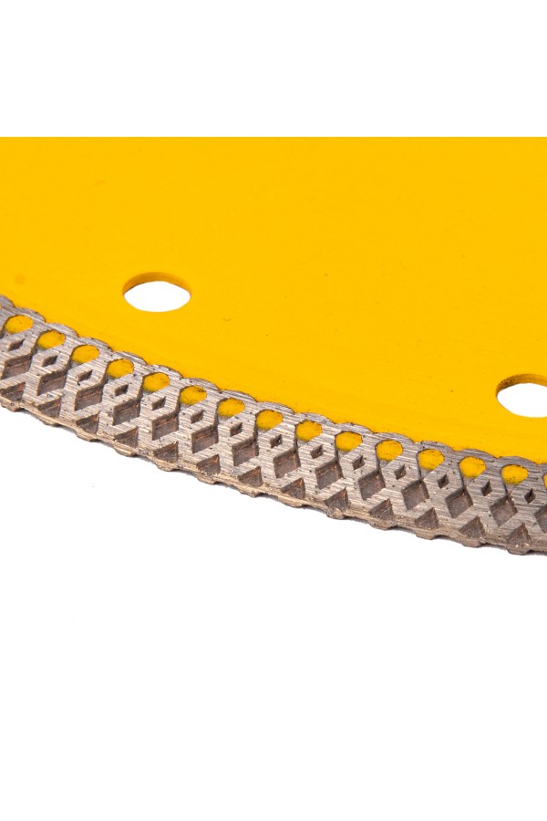 Диск алмазный отрезной 230 х 22,2мм, сплошной, супертонкий, горячий пресс, сухой/мокрый рез Denzel