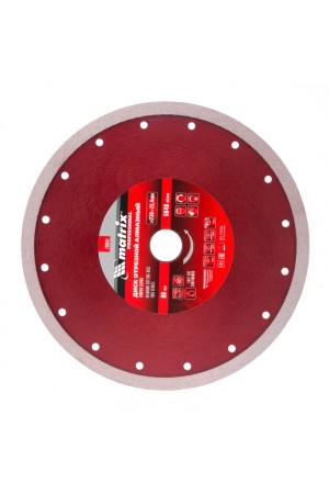 Диск алмазный сплошной, тонкий, 230 х 25.4 мм, мокрое резание Matrix