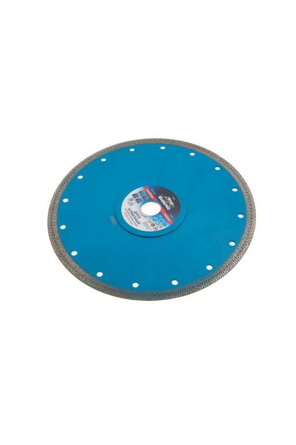 Диск алмазный, сплошной 230 х 22.2 мм, тонкий, сухая/мокрая резка Барс