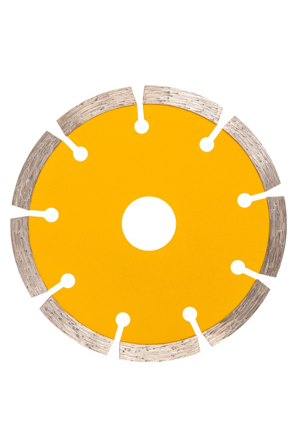 Диск алмазный, отрезной сегментный, 115 х 22.2 мм, сухая резка Denzel