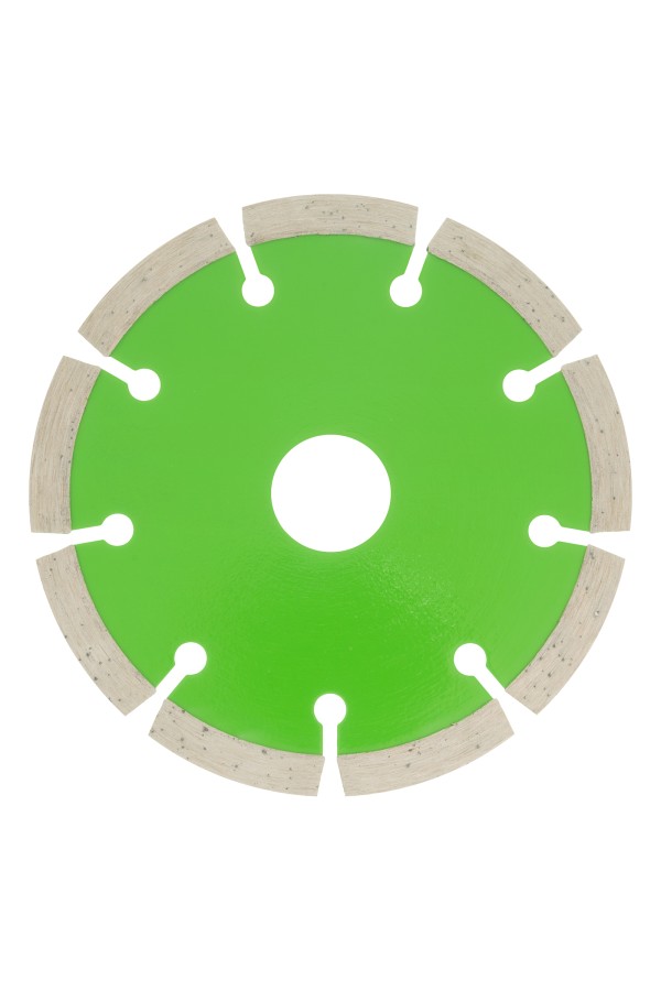 Диск алмазный, отрезной сегментный, 115 х 22.2 мм, сухая резка Сибртех