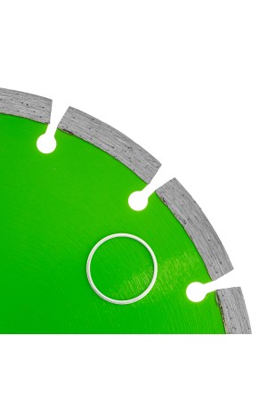 Диск алмазный, отрезной сегментный, 180 х 22.2 мм, сухая резка Сибртех